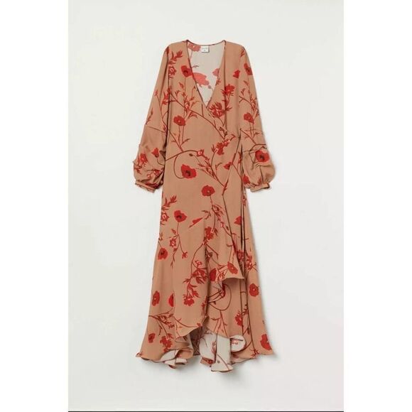Johanna Ortiz X H&M Creped Dress Wrap Flor… - Picture 16 of 16
